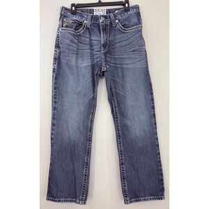 Ariat M2 Relaxed Boot Cut Jeans Men's Fits 32x28 Western Blue Denim